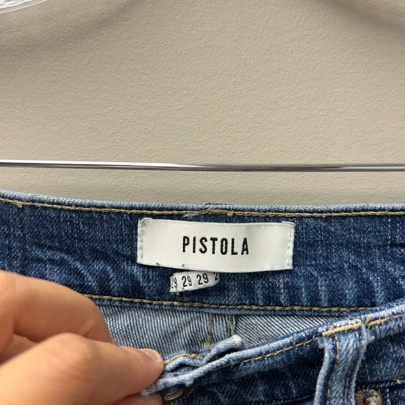 Pistola Ripped Light Wash Blue Jeans - Picture 4 of 5